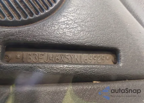 2000 Dodge Stratus Se z USA, uszkodzony, nr VIN 1B3EJ46X4YN120995